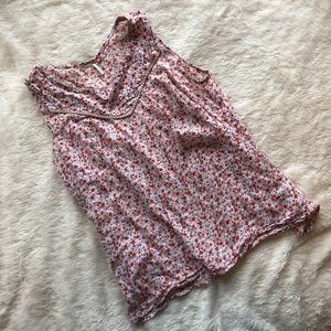ON SALE! Floral print vintage inspired tank